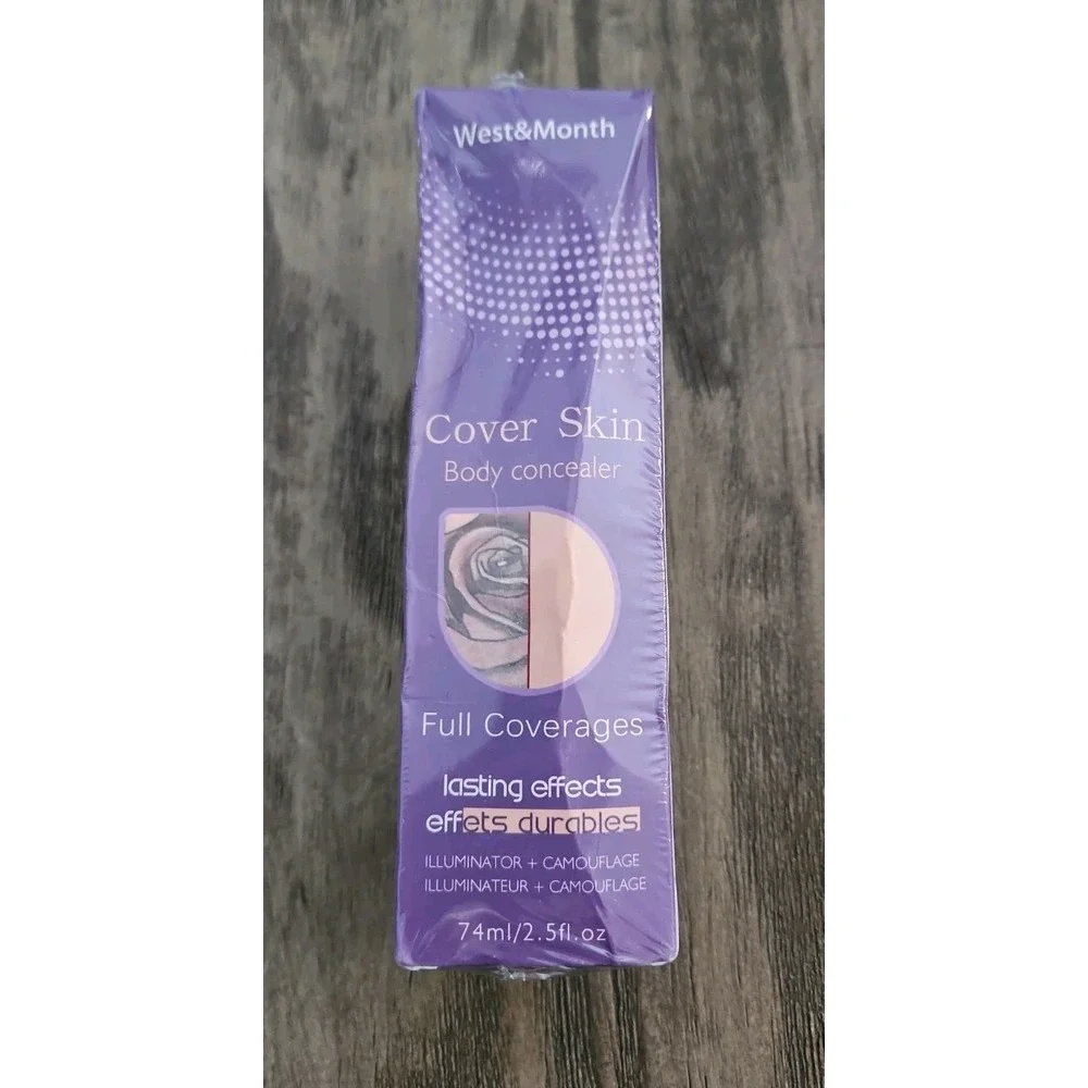Tattoo Concealer Waterproof Tattoo Concealer for Dark Spots Scars Tattoo Sealed
